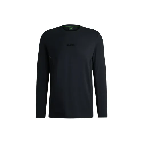 Hugo Boss FW24 T Рубашка Мужская Черная