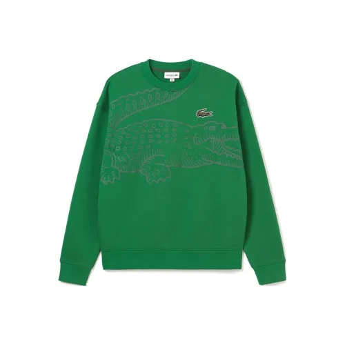 LACOSTE Зеленый Мужской Свитшот