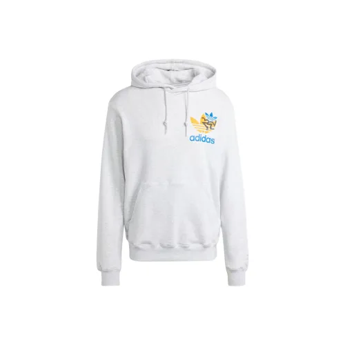 Adidas Originals Trefoil Hoodie Толстовка Мужская Светло-Серый