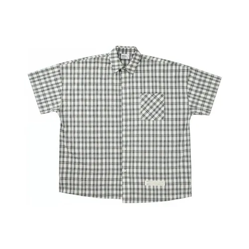 ROARINGWILD Темно-зеленая унисекс рубашка