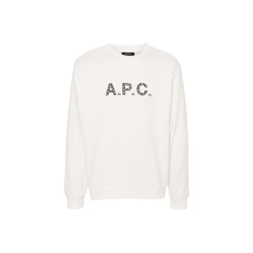 A.P.C SS24 Свитшот Мужской Белый