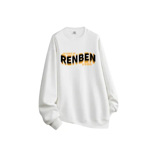 RENBEN Свитшот с круглым вырезом Унисекс