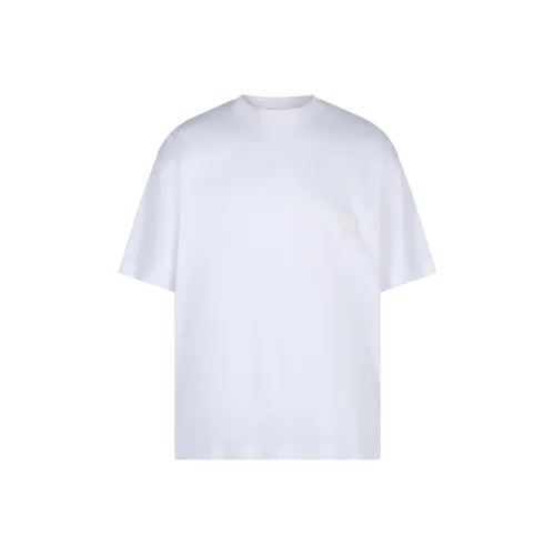 WOOYOUNGMI Белая Мужская T-Рубашка