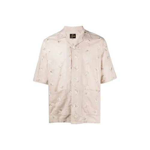 Needles Collaboration Розовые Мужские Рубашки