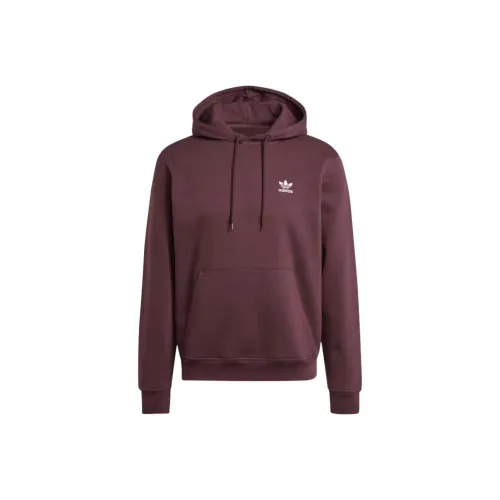 Adidas Originals TREFOIL ESSENTIALS HOODIE Толстовка Мужской Shadow Коричневый