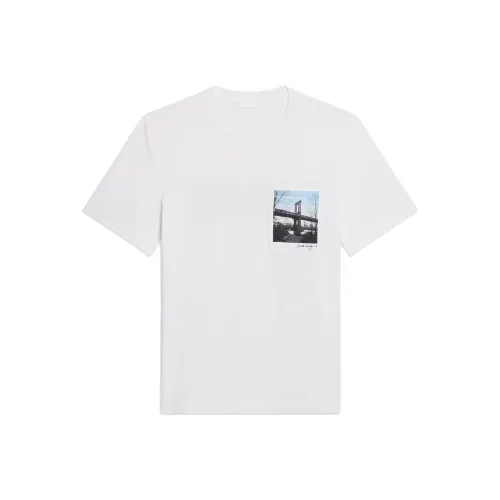 Helmut Lang Белая Мужская T-Рубашка