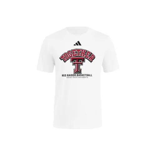 Adidas Баскетбольная футболка унисекс белого цвета