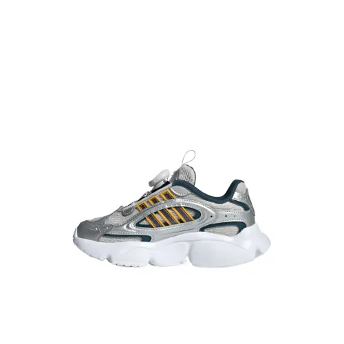 Adidas Originals Ozmillen Дышащий Низкий Топ Детская Беговая Обувь Мягкий Желтый Малыш