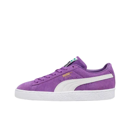 PUMA Suede Classic XXI Low Топ Скейтборд Кроссовки Унисекс Фиолетовый