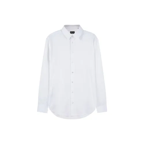 GIORGIO ARMANI Белые Мужские Рубашки