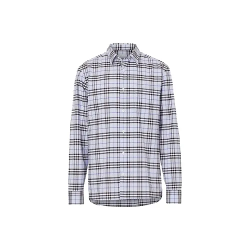 Burberry Небесно-голубой Мужские Рубашки