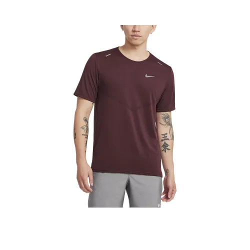 nike Шаговый шов 365Dri Форма T Рубашка Мужская Бордово-Красная