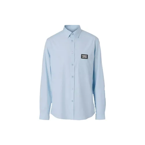 Burberry Рубашка Мужская Светло-Синяя