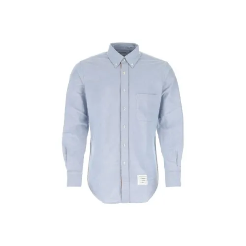 THOM BROWNE· Рубашка Весенний Осенний Мужской Светло-Синий