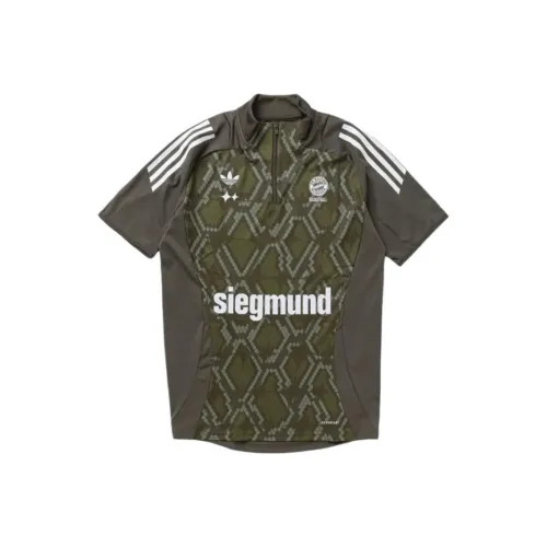 Adidas Originals FW24 Баскетбол Сад Shooter R T Рубашка Мужская Зеленая