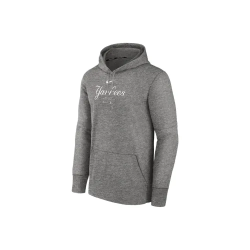 nike Нью-Йорк Янкис Аутентичная Коллекция Practice Толстовка Нью-Йорк Янкис Мужская Темно-Серый