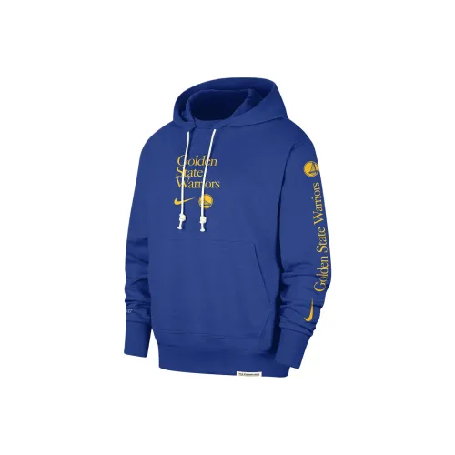 Nike Golden State Warriors Стандартный выпуск Courtside Толстовка Golden State Warriors Мужская Синяя