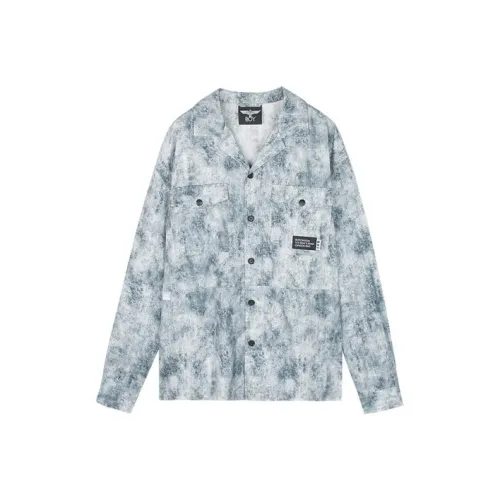 BOY LONDON Джинсовая синяя унисекс рубашка