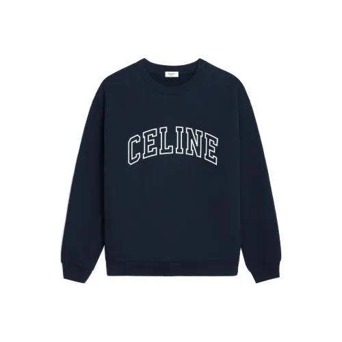 Celine SS24 Свитшот Мужской Синий