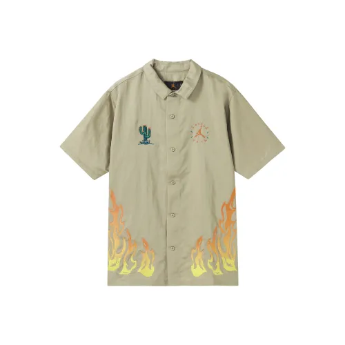 Джордан Рубашка Азиатская версия Мужская Хаки