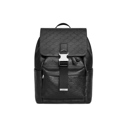 CELINE Triomphe Коровья кожа Рюкзак Мужской Черный