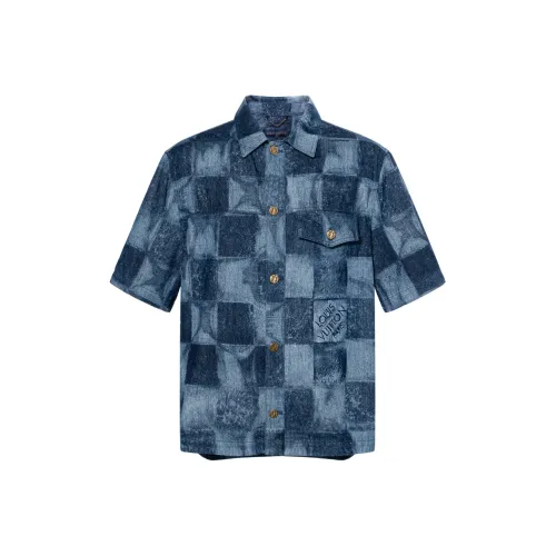 LOUIS VUITTON Новые ежеквартальные продукты LV Мужские рубашки