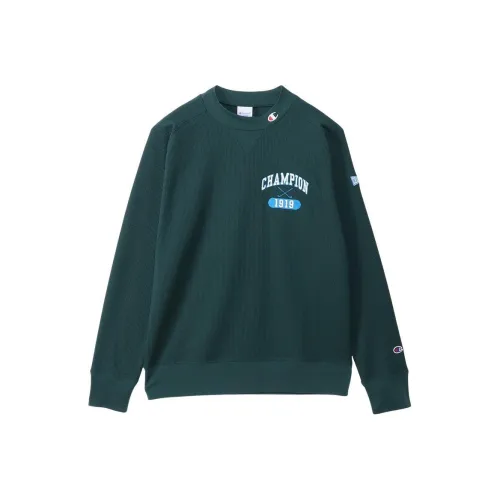 Champion FW24 T Рубашка Мужская Темно-Зеленая