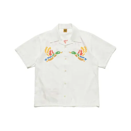 HUMAN MADE Белая унисекс рубашка