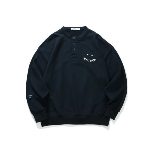 Nautica White Sail Длинный рукав Свитшот Унисекс