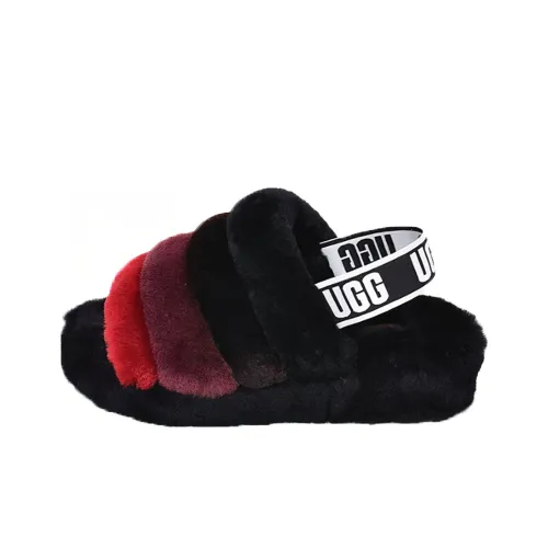 UGG FLUFF YEAH FLUFF YEAH Слипоны Женские Темная ночь Черный