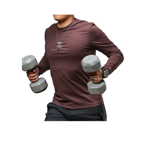 Seasonal Words T-Shirt Мужской Coffee