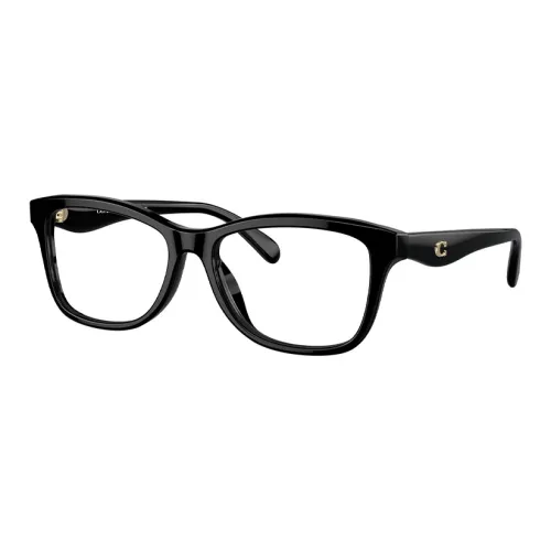 COACH Ацетат Кошачий глаз Оправы для очков Женские Черный