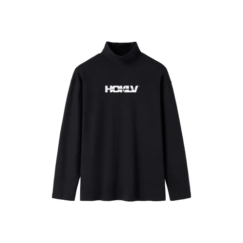 HOKLV Черная унисекс футболка