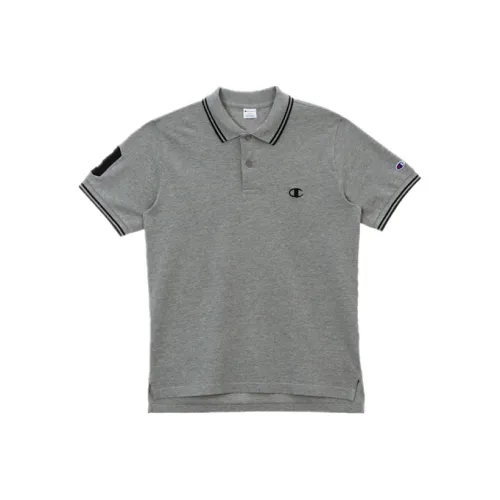 Champion Oxford серый унисекс поло