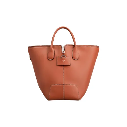 TOD'S Телячья кожа Сумка Средний Женские Апельсин