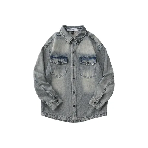 JASONWOOD Cowboy on the Run Рубашка Мужская Космический Синий