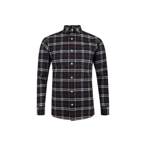 Burberry Морской Синий Мужские Рубашки