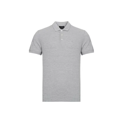 EMPORIO ARMANI Поло Мужское Серого цвета