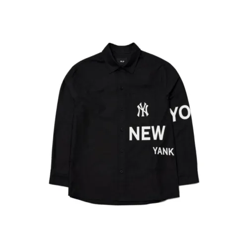 MLB Base Logo Черная Унисекс Рубашка