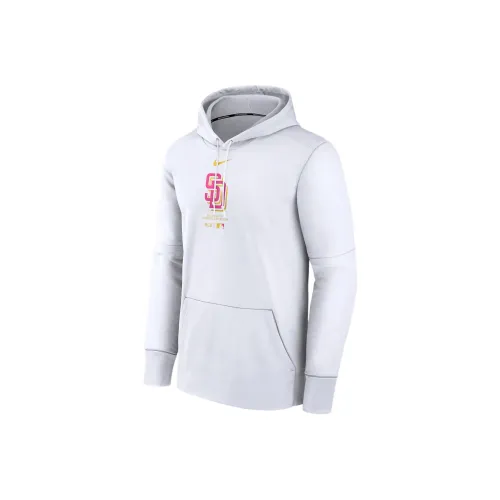 Nike SAN DIEGO PADRES Городской Connect Practice Свитшот Мужской Белый