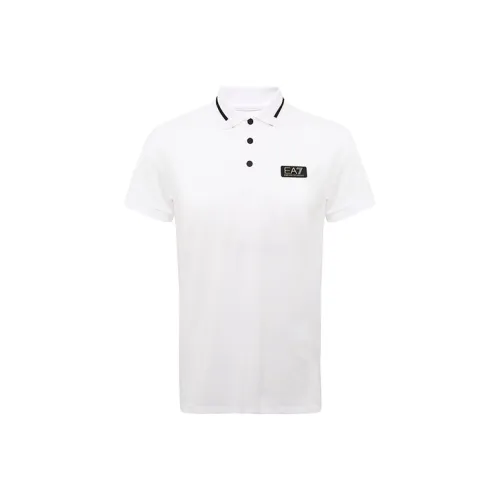 EMPORIO ARMANI Белая Мужская Рубашка Поло