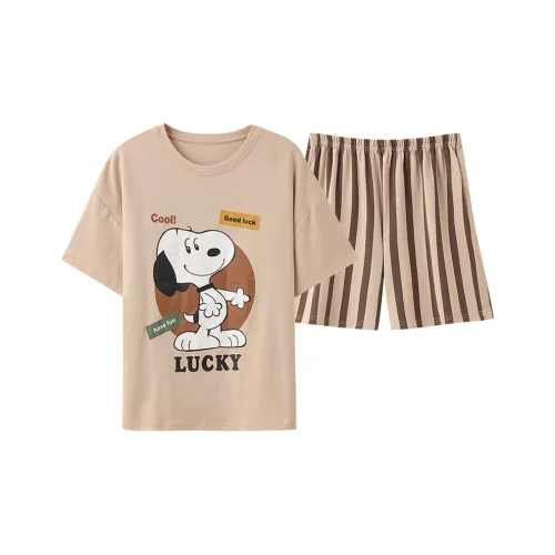 CHUDUAN Пижамный комплект женский хаки