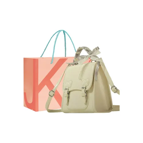 JANE KLAIN Рюкзак из синтетической кожи белый серебряный розовый черный