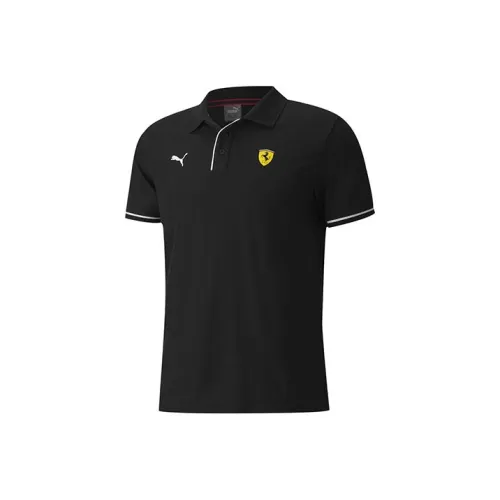 PUMA Scuderia Ferrari Race Поло Мужское Черное