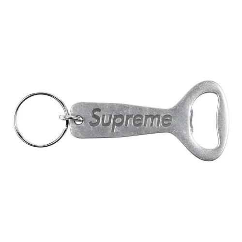 Supreme Металл Брелоки Унисекс Серебряный