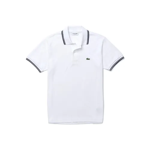 LACOSTE Collaboration Белая Мужская Поло