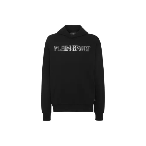 PLEIN SPORT SS24 Свитшот Мужской Черный