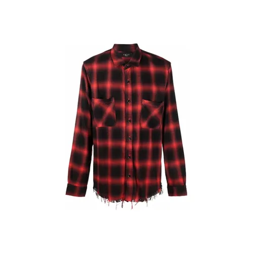 AMIRI Red Мужские Рубашки