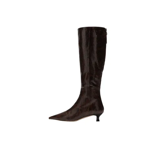 Aeyde Zazie Колено Высокие сапоги 3,5 см Женские Коричневый