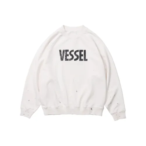 XVESSEL Белый Унисекс Свитшоты